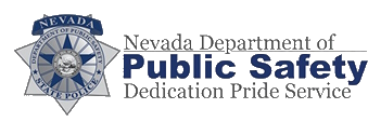 Nevada Department of Public Safety logo: Dedication, Pride, Service