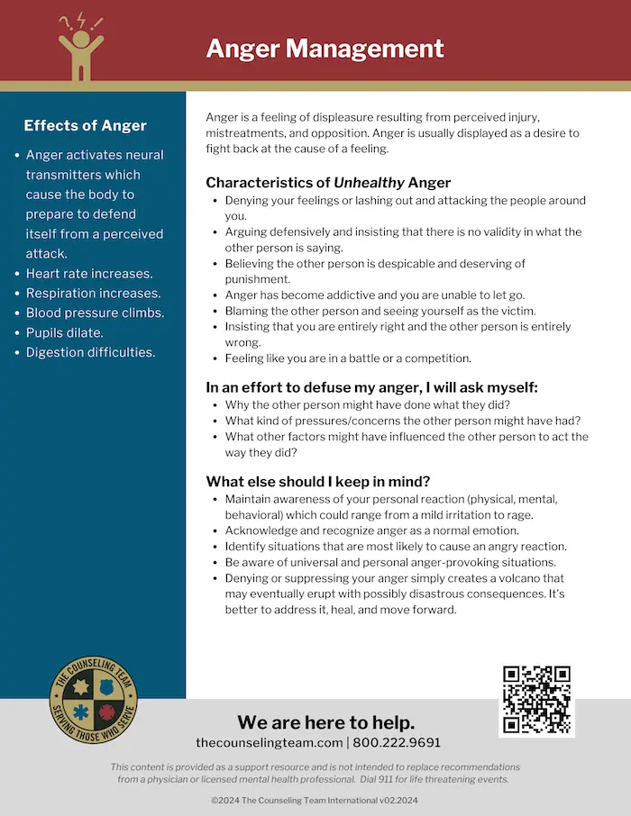 TCTI Wellness Flyer Anger Management 02.2024 Wellness Library